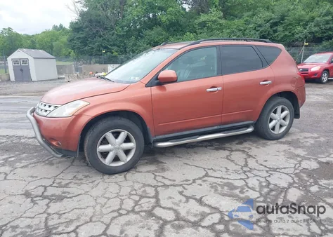2005 Nissan Murano Se z USA, uszkodzony, nr VIN JN8AZ08W65W428697